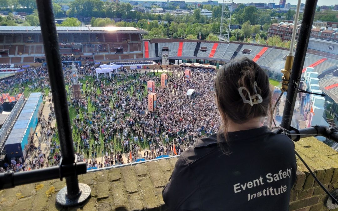 Tien jaar Event Safety Institute: Terugblik van Kate