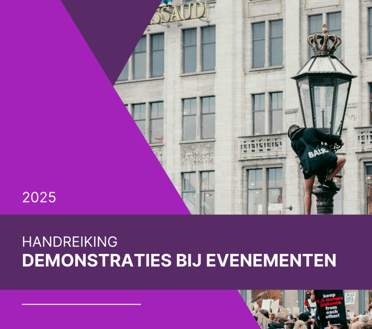 Handreiking ‘Demonstraties bij evenementen’ van ESI