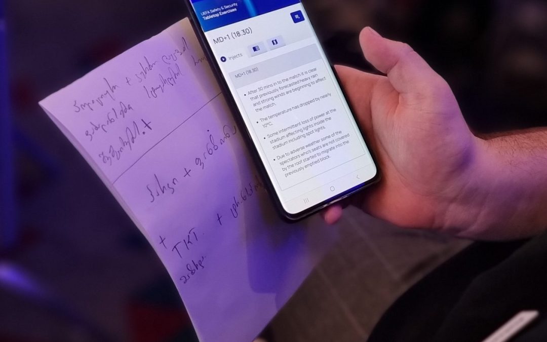 Oefenen met TTX: vernieuwend, interactief en leerzaam